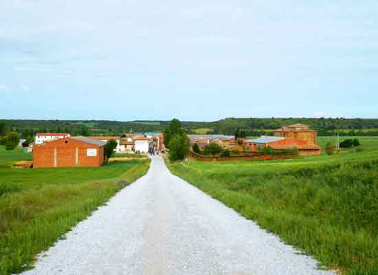 L'arrivo a Calzadilla de la Cueza